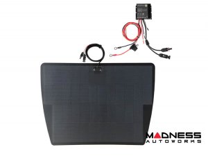 Nissan Xterra Flexible Solar Panel Kit - Complete Kit w/ Waterproof Controller + Hood Decal - 1st & 2nd Gen - 100W